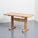 Solid pine table, Les Arcs, France.