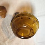 Bouteille huile ambrée