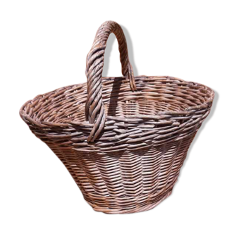 Vintage wicker basket