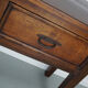 Antique french rustic farmhouse fruitwood & oak side table