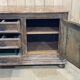 18th-century oak enfilade with a marble-effect painted top.
