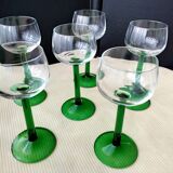 Set of 6 Rhine wine glasses JGDurand for Luminarc