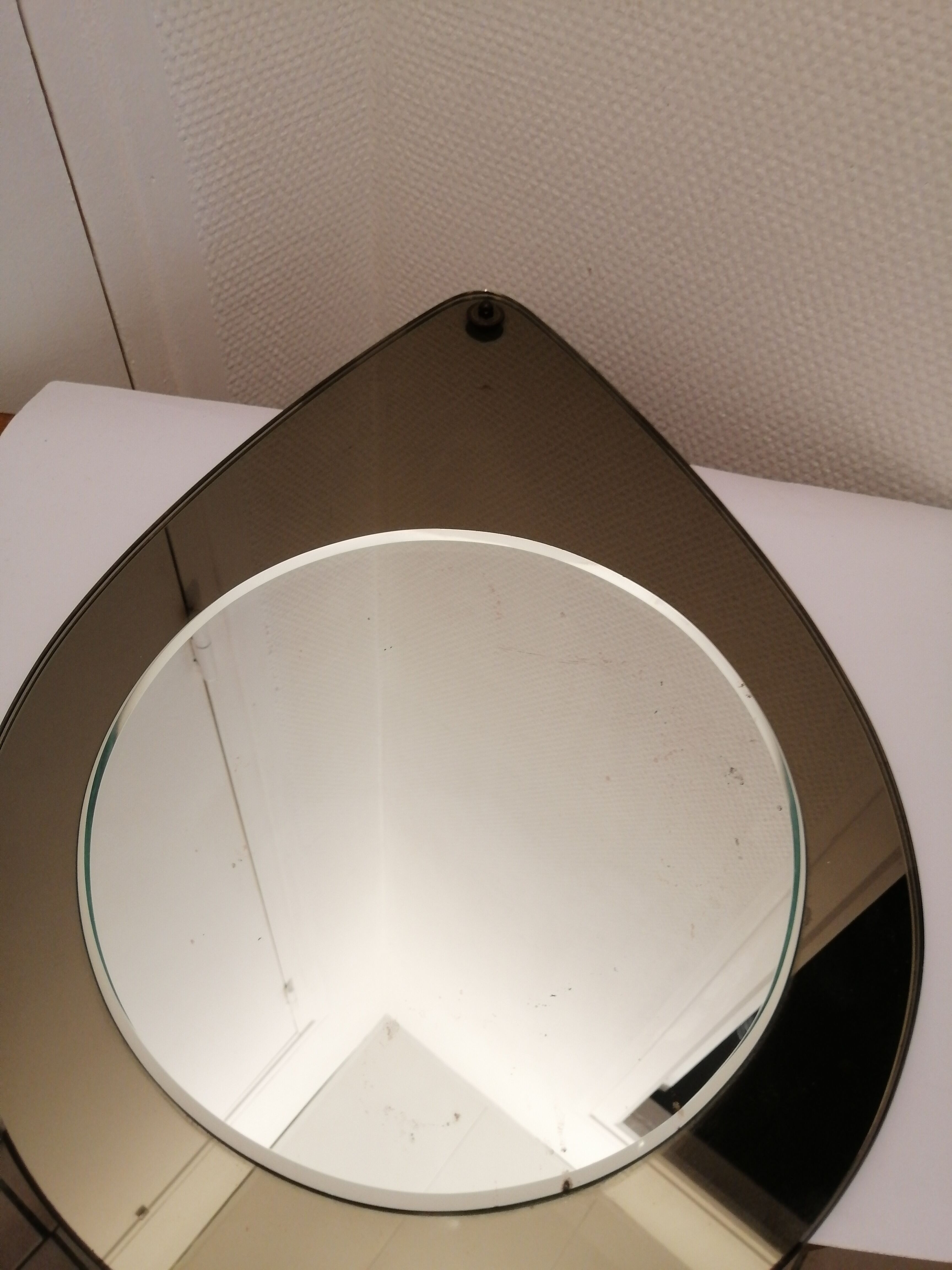 Vintage water drop mirror  30x43cm
