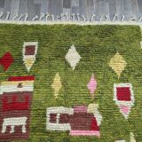 Traditional handmade Moroccan rug 3x2 m