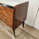 Commode en acajou avec miroir du milieu du siècle des années 1950