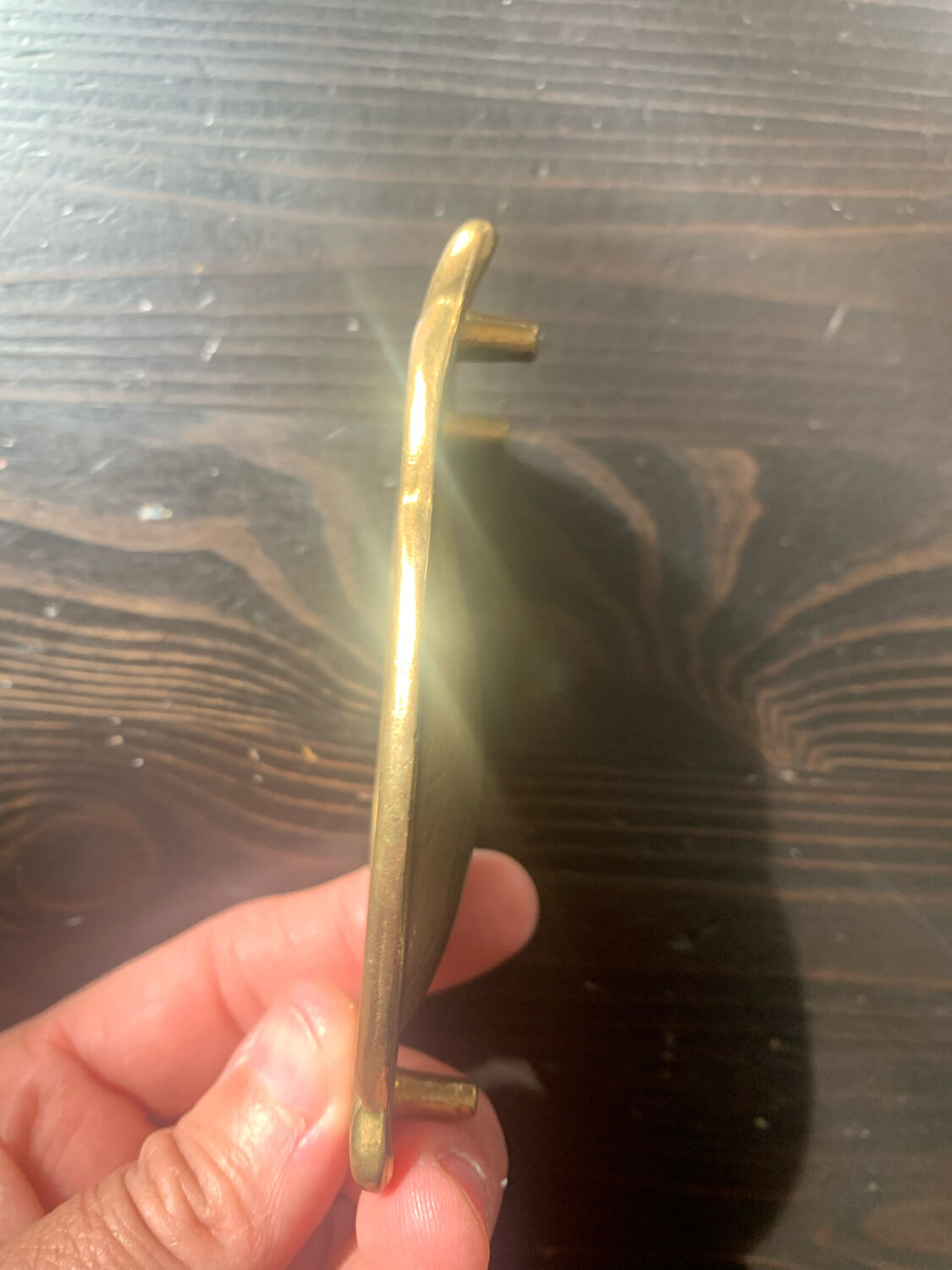 Empty brass pocket owl