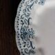 Plat ovale Terre de Fer Bleu Verdun HBC