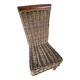 Wood and rattan chair