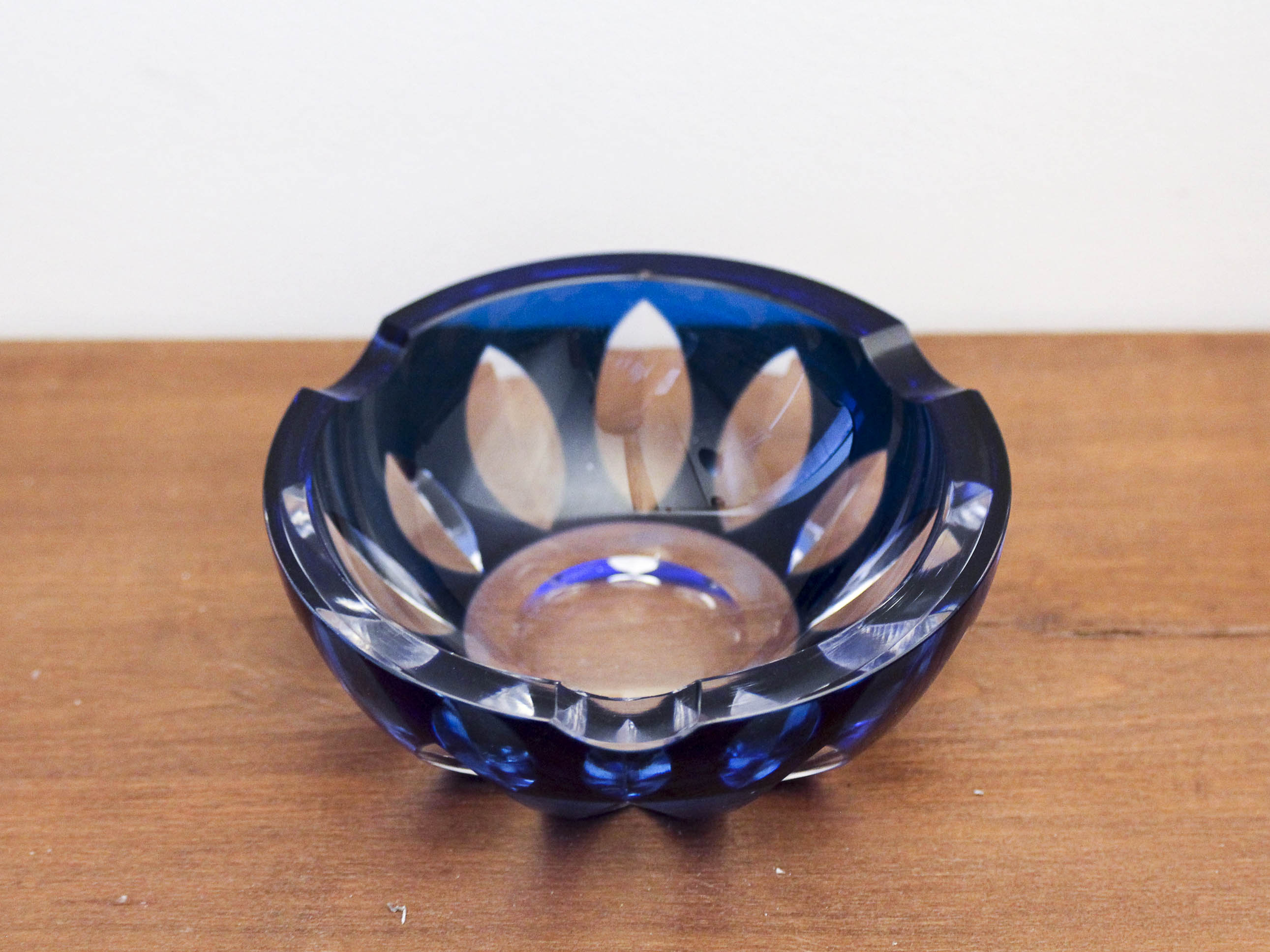 Crystal ashtray Val Saint Lambert