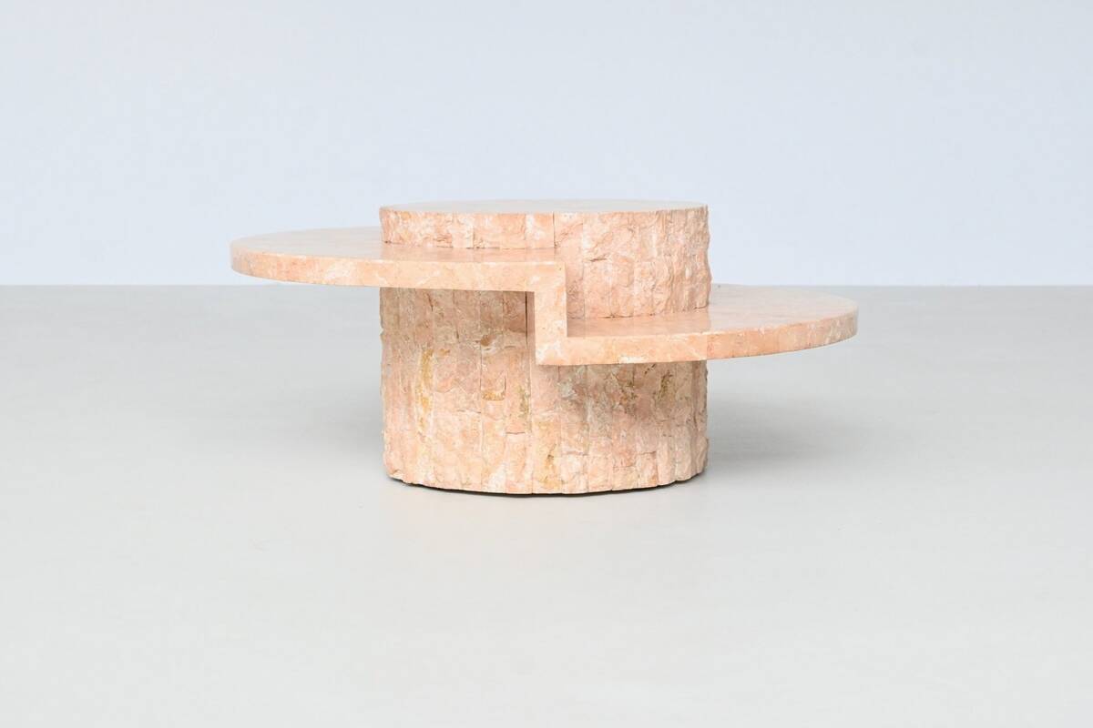 Magnussen Ponte Mactan stone coffee table Belgium 1970