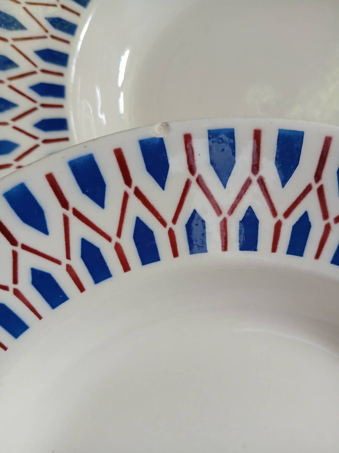 3 antique deep plates from Badonviller