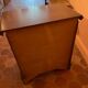 Wooden bedside table
