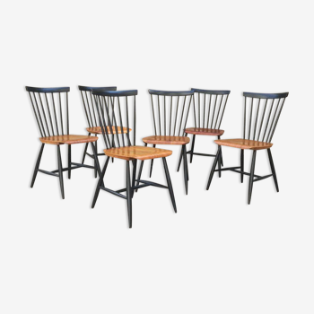 Lot de 6 chaises fanett Tapiovaara