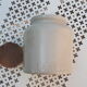 Set of 3 old sandstone pots