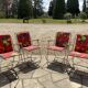Fauteuils de jardin pliants vintage