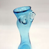 Vase sculpture en verre femme buste Stefano Toso Murano 19670's