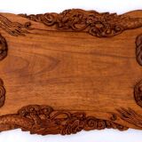 Indochinese Solid Wood Plateau - Dragons - epoch : Art Nouveau