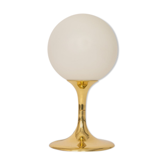 Lampe de table en laiton par Max Bill pour Temde Suisse années 1960