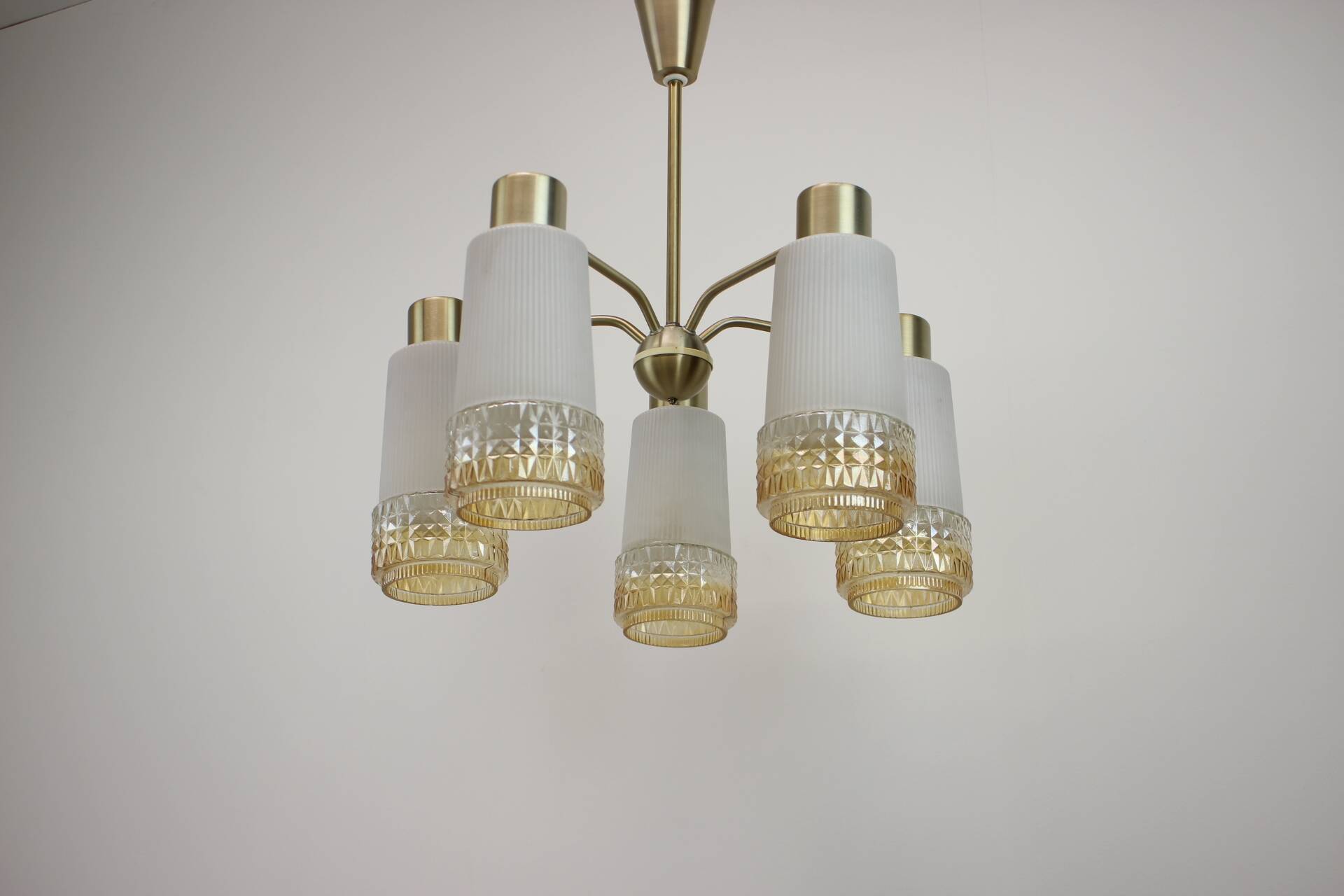 1970's Chandelier by VEB AKA Electric, Germany