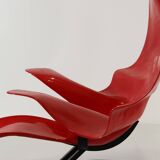 Chaise Longue "Éléphant" de Bernard Rancillac – Édition Limitée 07/100 – Rouge