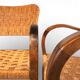 Set of 2 Bauhaus rope-weave chairs by Erich Dieckmann, 1930