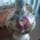 Earthenware vase with floral decoration, Saint-Clément style