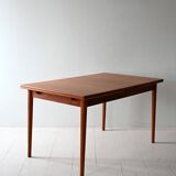 Table à manger extensible vintage scandinave en teck