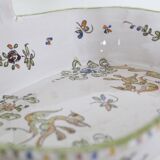Panier en céramique de Martres Tolosane, peint à la main