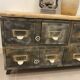 Meuble bas 12 tiroirs industriel vintage