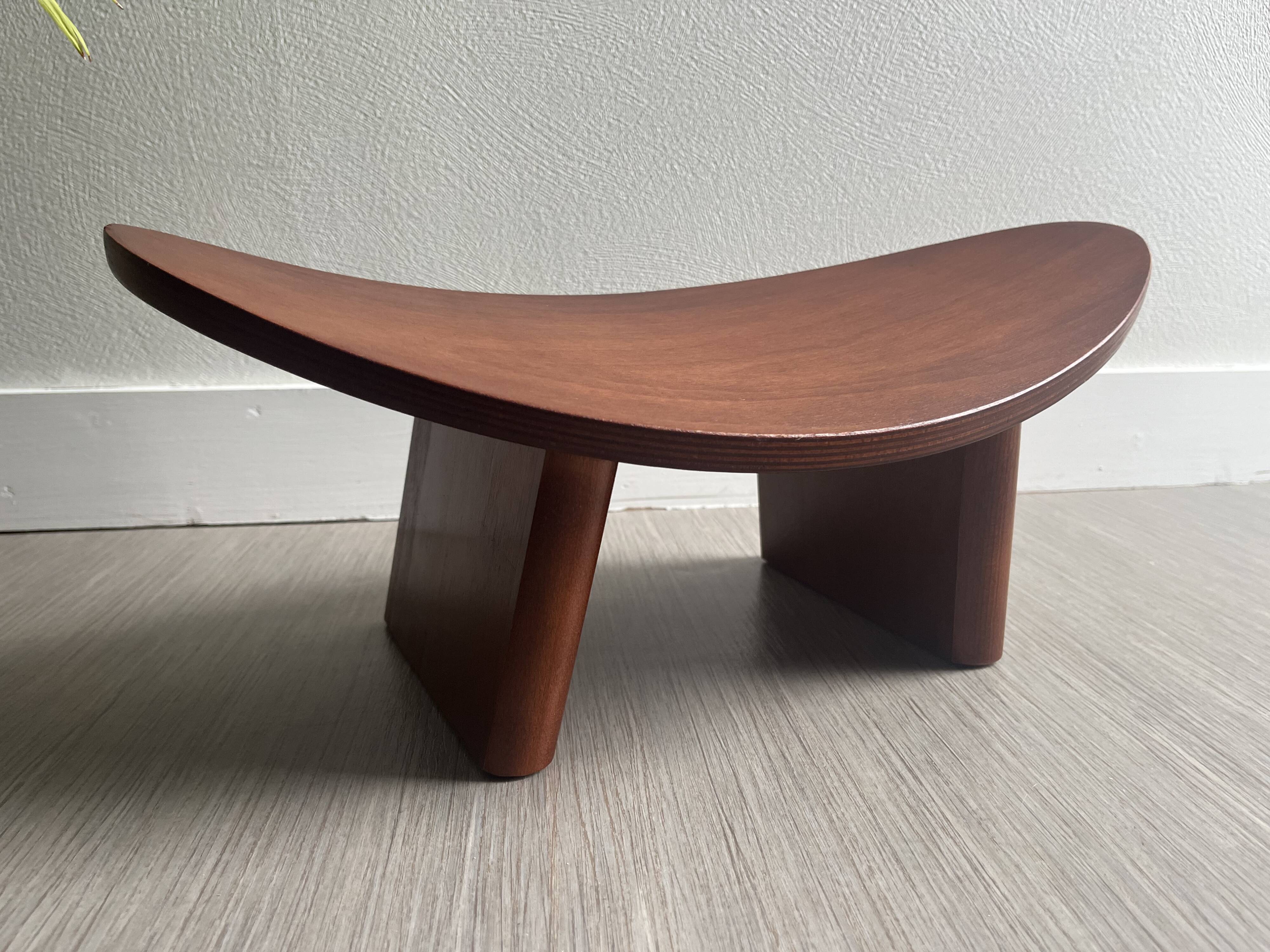 Wooden meditation stool / bench