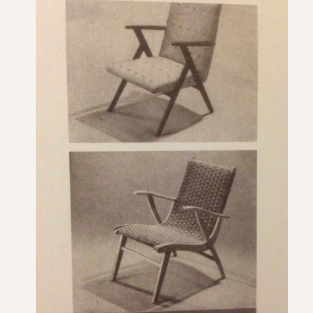 Rope cord rush armchair by Bas van Pelt for Vroom & Dreesman, ca 1950s