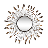 Metal sun mirror