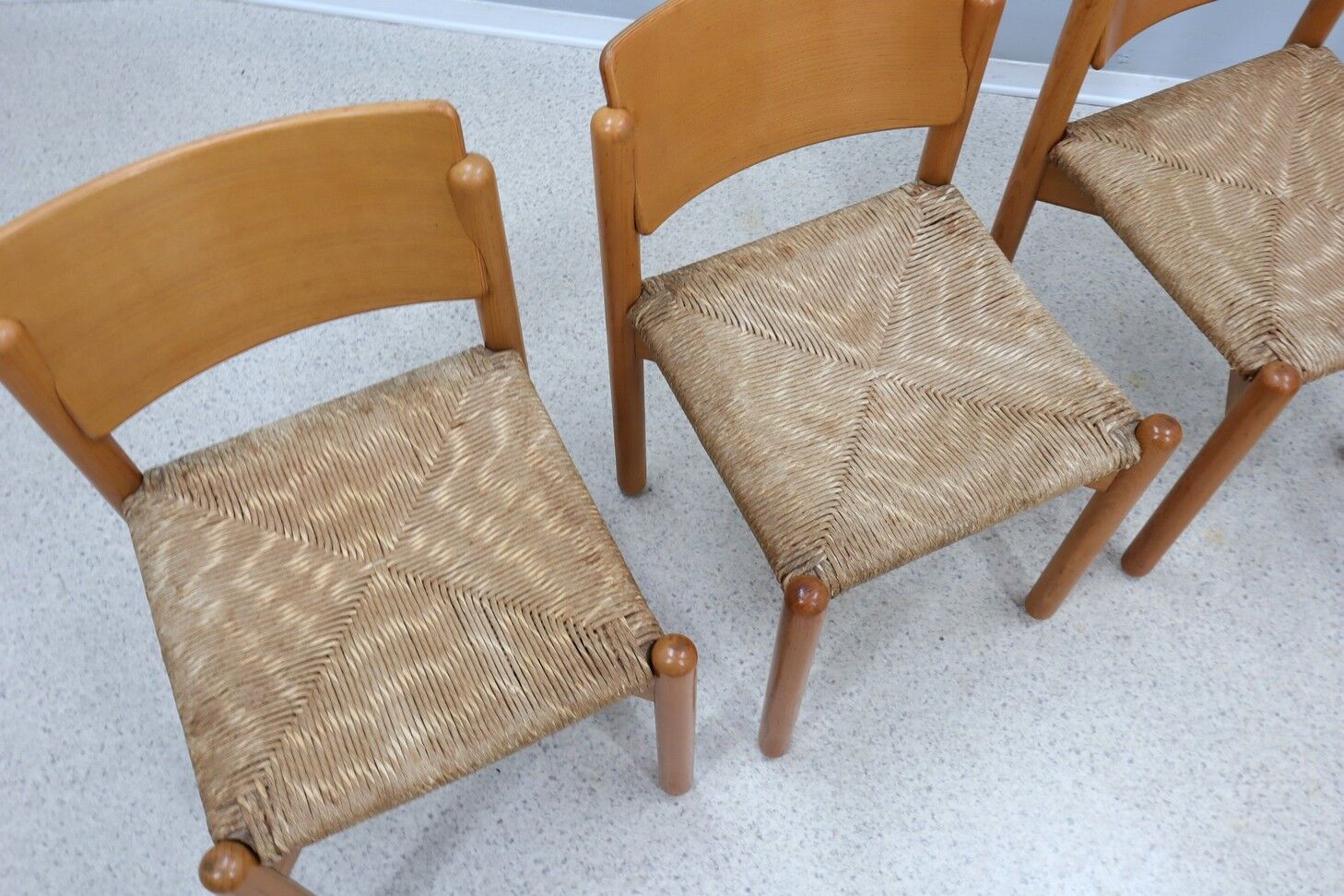 Vintage original set of 4 dining chairs