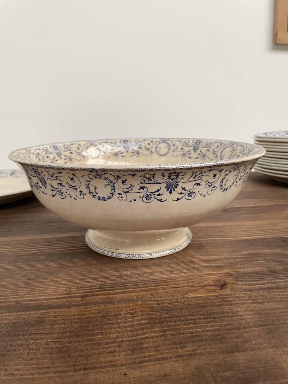 Set of 23 pieces of Marie Louise ironstone service