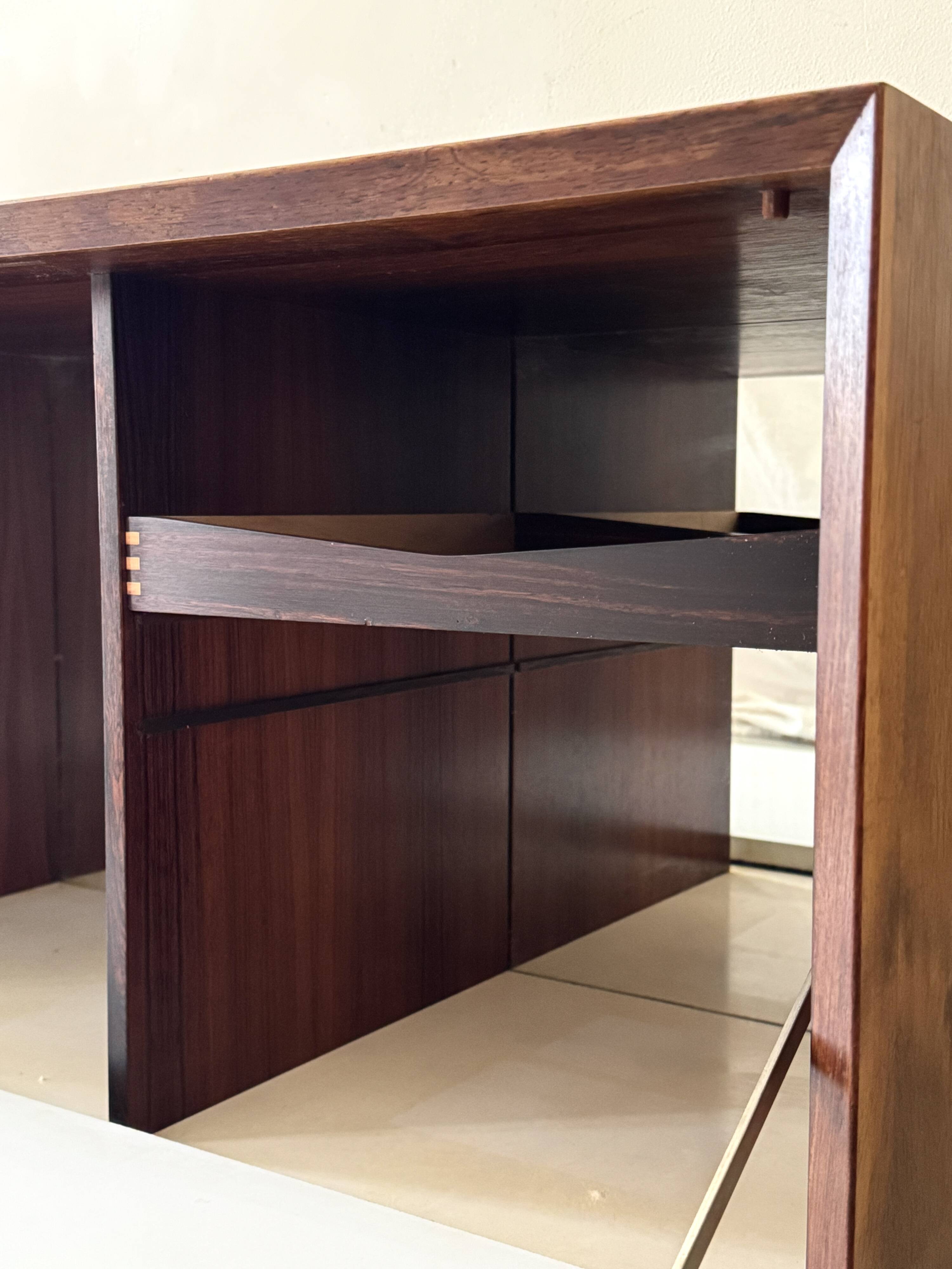 Modular library office Cado in rosewood, Poul Cadovius Denmark