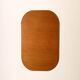 1960s Scandinavian oak coffee table with slatted shelf