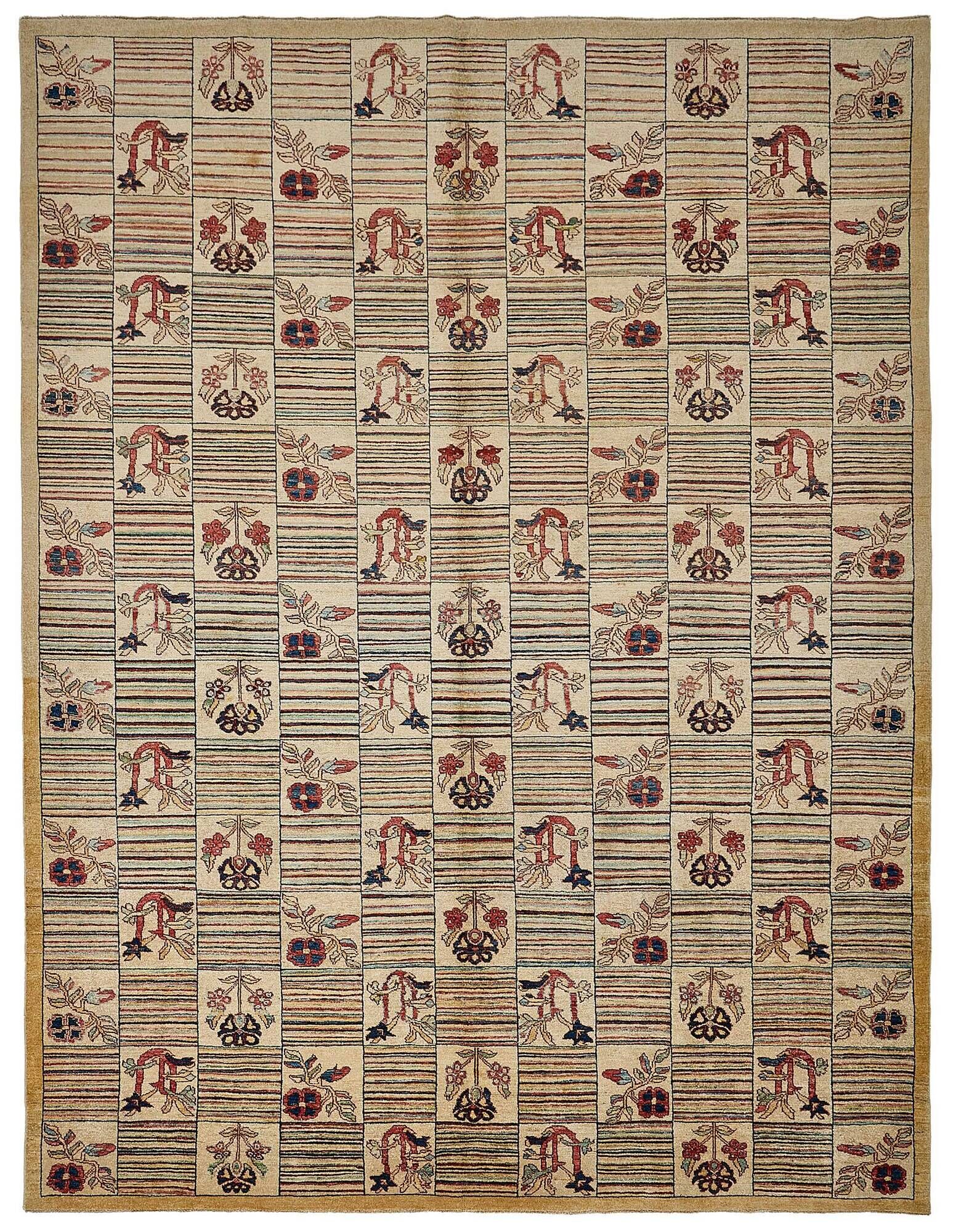 Turkish Handknotted Wool Oushak Rug 267 cm x 353 cm