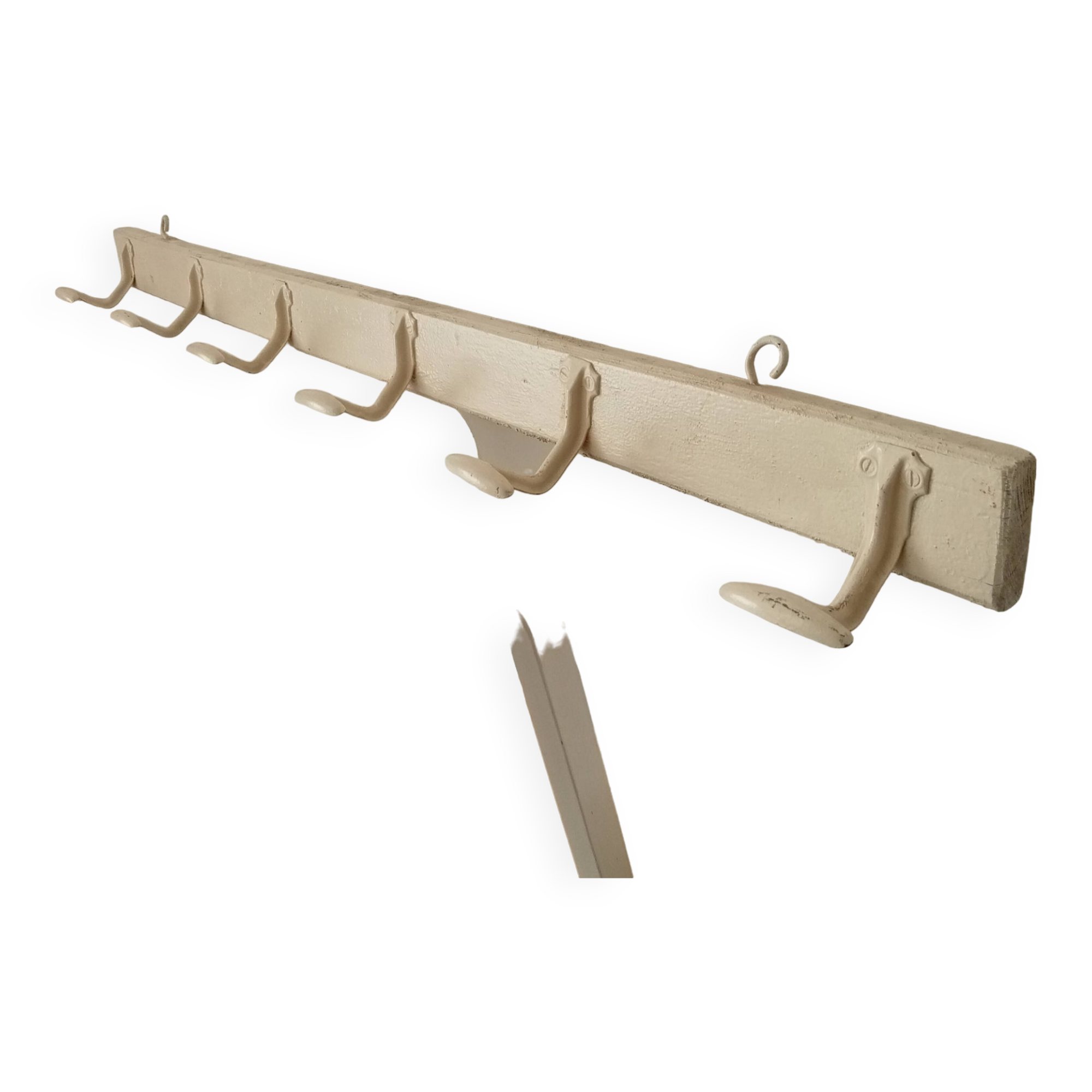 Vintage school coat rack from the 60s/70s