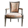 Fauteuil d'époque Louis XVI, tissus indienne n°2