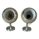 Pair wall lamp eyes ball vintage design 70 years