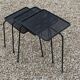 3 Soumba nesting tables by Mathieu Matégot, c. 1953