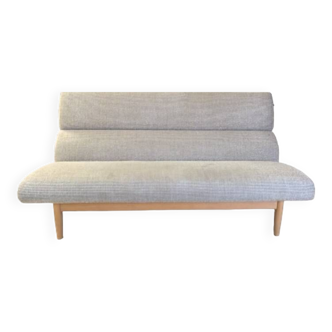 Banquette scandinave vintage, Canapé scandinave en teck des années 60, 70