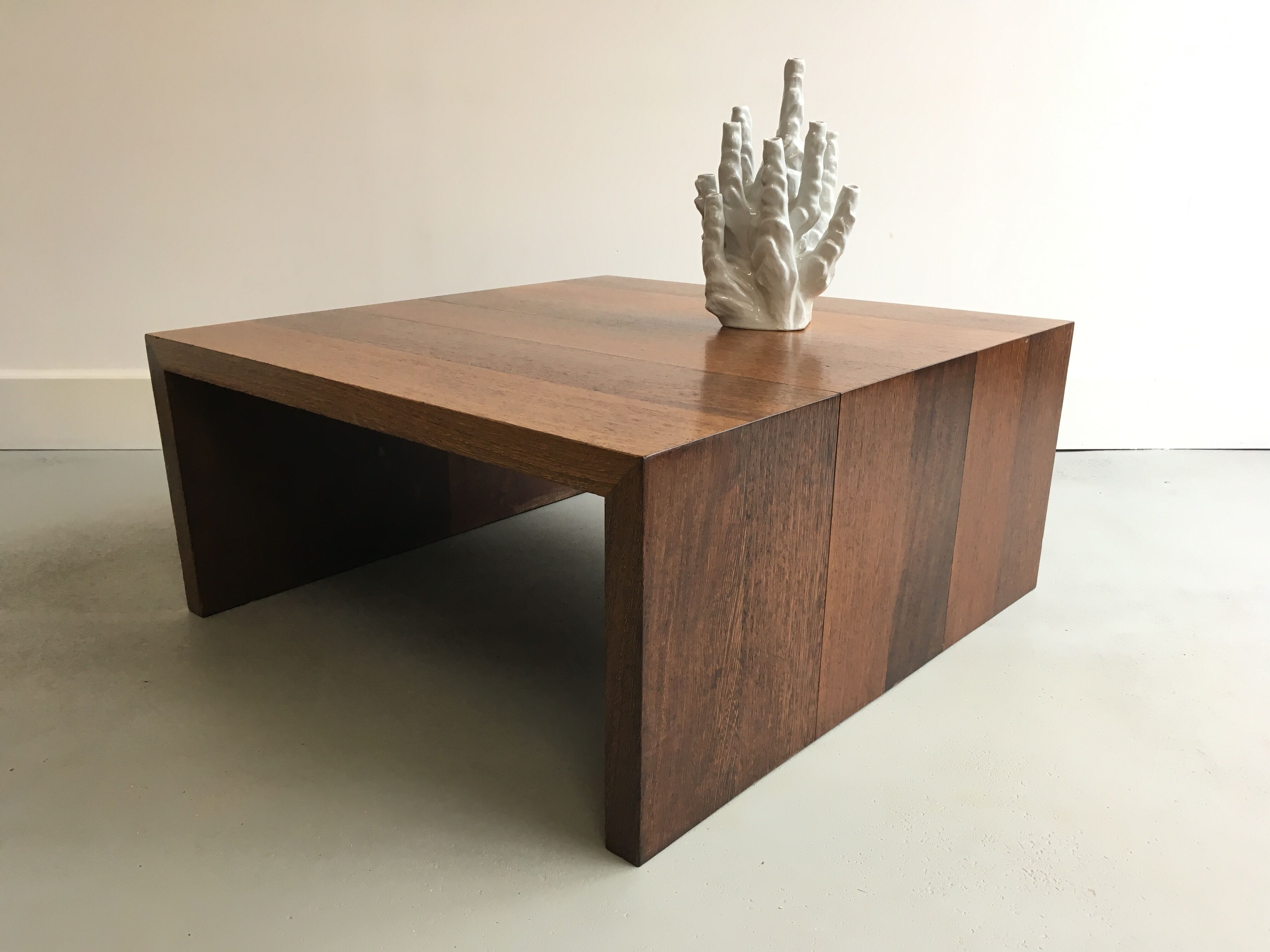 Wenge massif coffee table design den Wim Boon