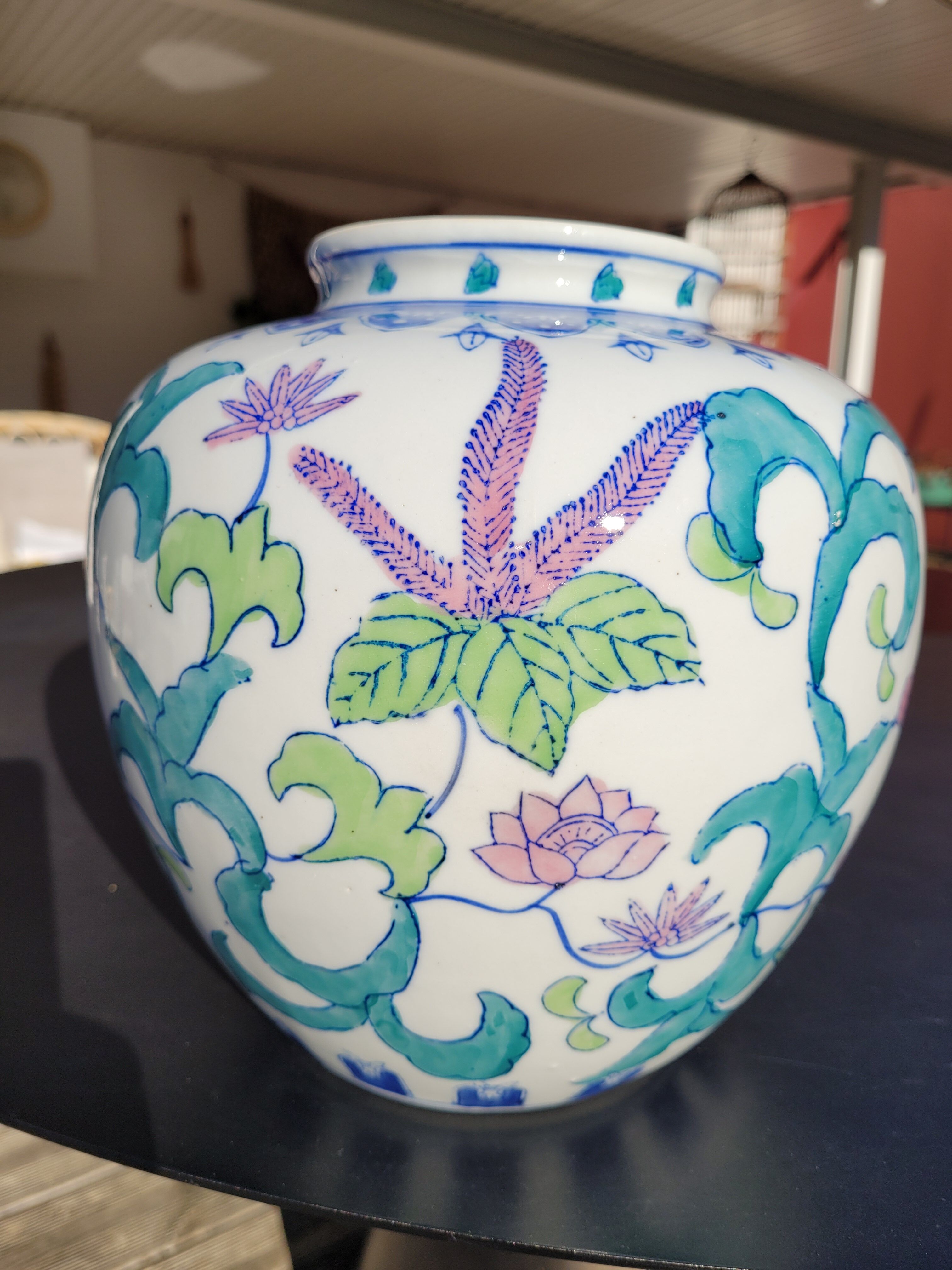Hand-painted vase