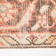 Tapis vintage à motifs orientaux rouge et crème