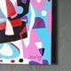 Contemporary Abstract "Morning Blues", Small Unframed Oil Painting, 2022