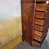 Chiffonnier grande commode en acajou époque xixème