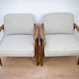 GFM-87 Armchairs by Juliusz Kedziorek for Gościcińskie Furniture, 1960s, Set of 2