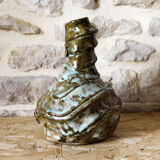 Vase en céramique émaillé T. Basile 1978