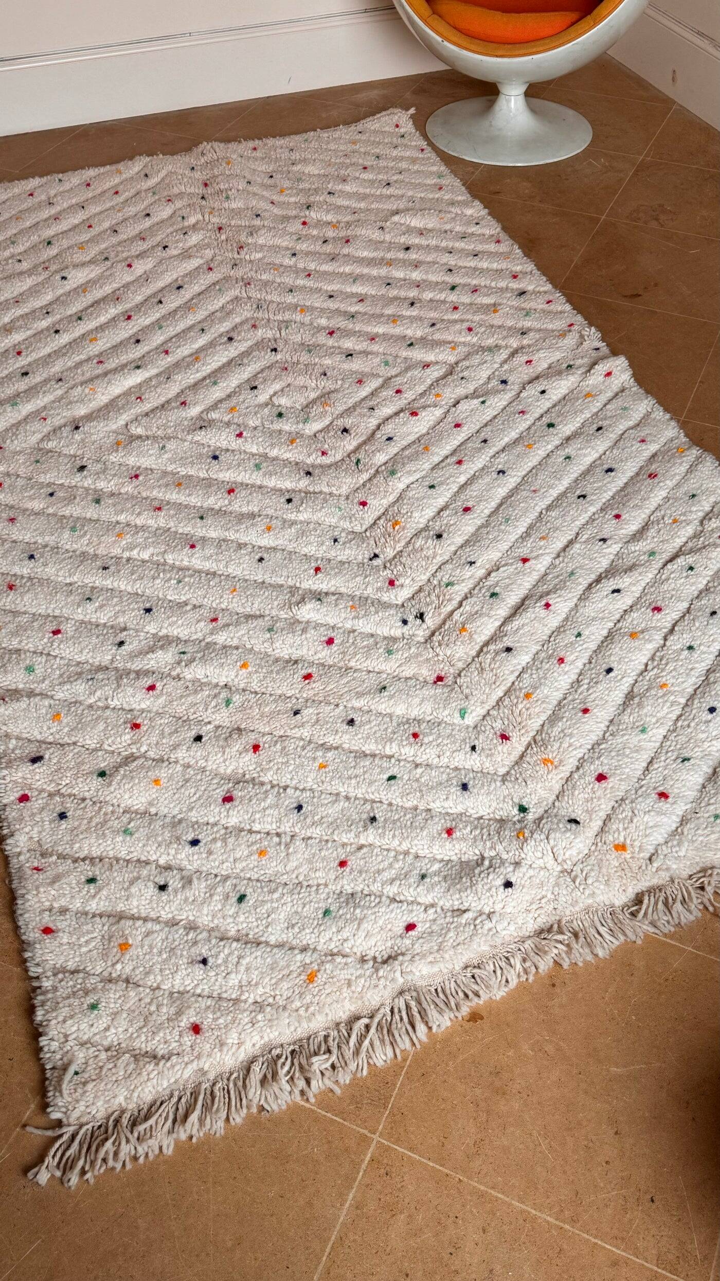 Beni Ouarain Berber rug 260 x 147 cm "Aya"